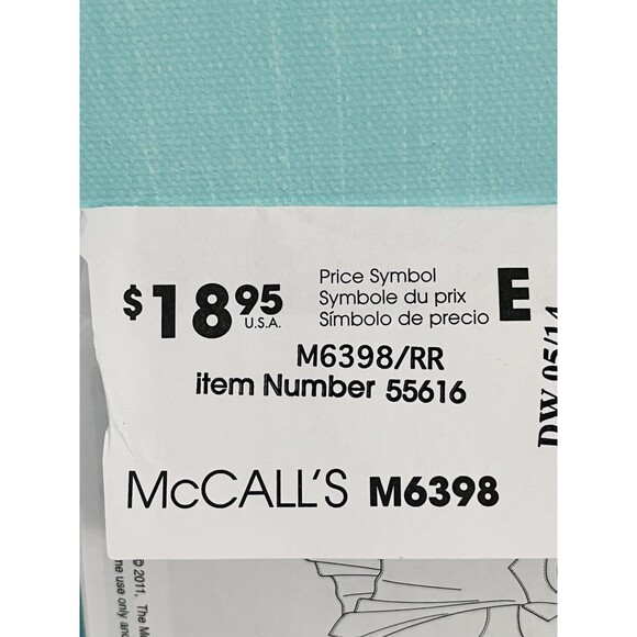 McCalls M6398 Womens Plus EASY Tunics Tops Sewing Pattern Sz 18W-24W RR Uncut - Picture 4 of 6